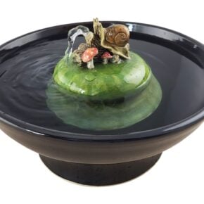 Snail Enhanced Style Cat Drinking Fountain (9 Cup)
