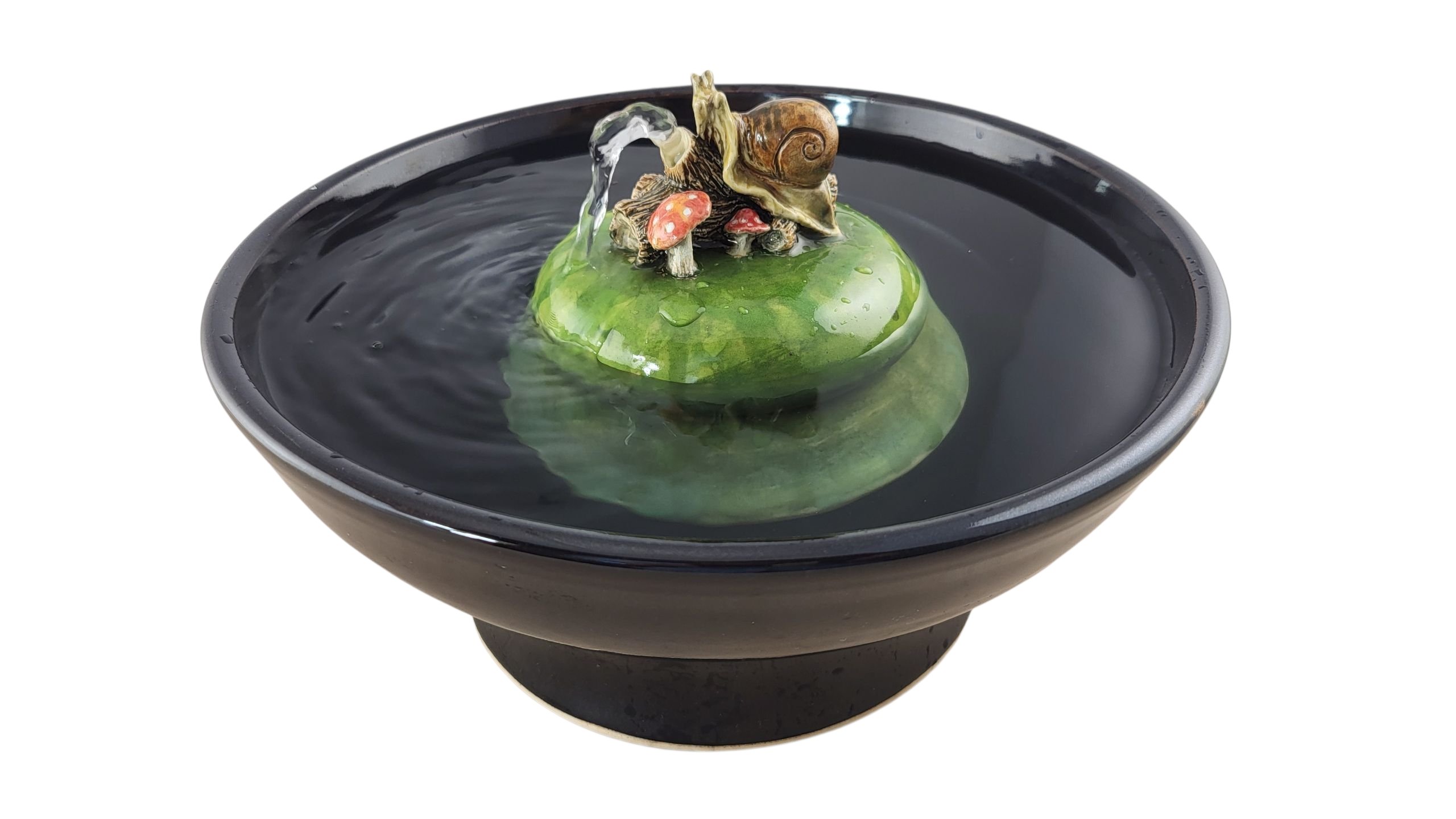 Snail Enhanced Style Cat Drinking Fountain (9 Cup)