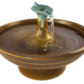 Desert Leaf Enhanced Style Cat Water Fountain  (11 Cup)