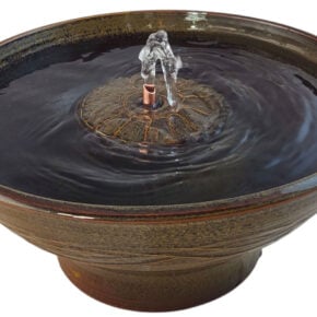 Mahogany Swirl Enhanced Style  Cat Drinking Fountain (12 Cup)