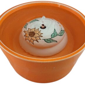 Sunflower Enhanced Style Cat Drinking Fountain (12 Cup)