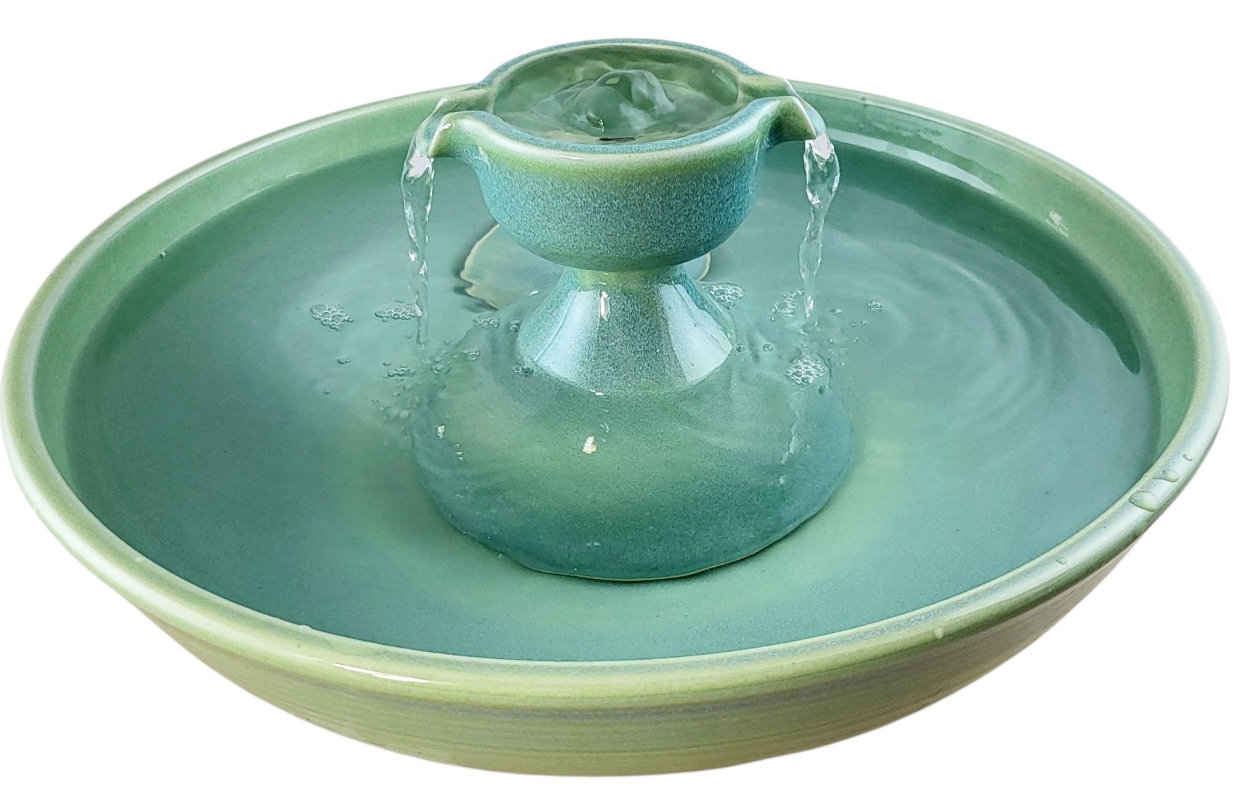 Caribbean Piazza Original Style Ceramic Cat Water Fountain (18 Cup)
