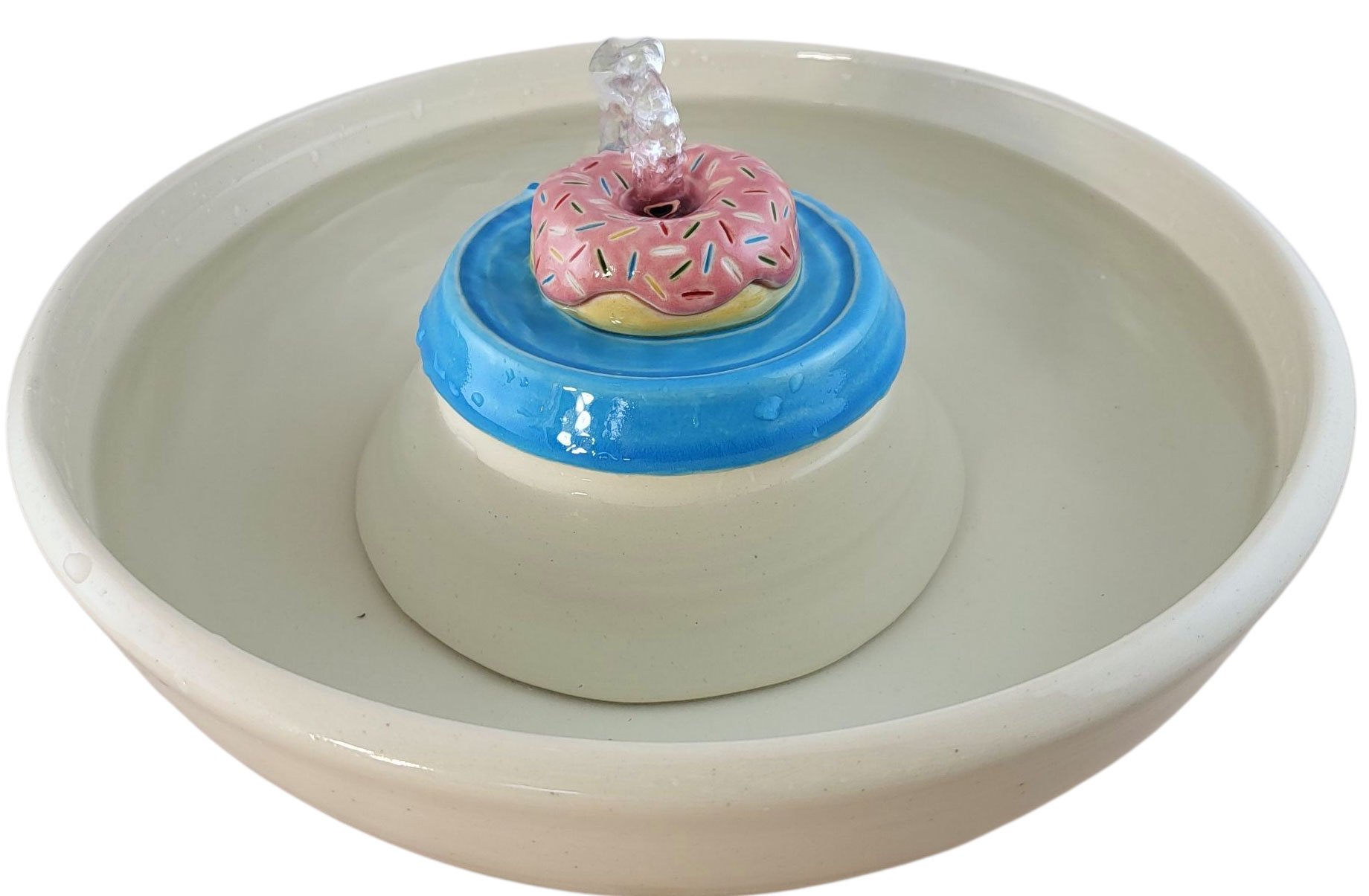 Strawberry Glazed Original Style  Cat Drinking Fountain (11 Cup)
