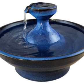 Midnight Piazza Enhanced Style Cat Drinking Fountain (8 Cup)