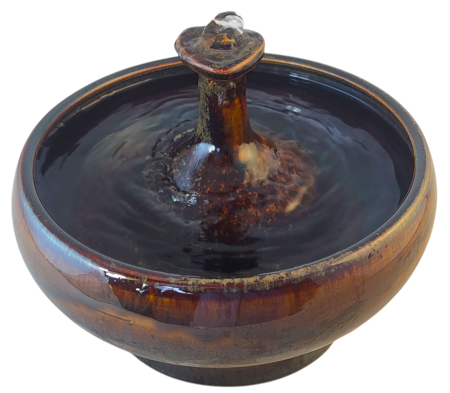 Mahogany Retrotable Enhanced Style Cat Fountain  (9 Cup)