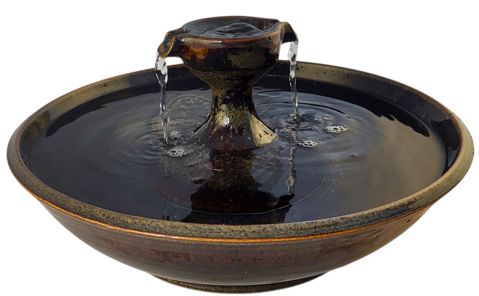 Mahogany Piazza  Original Style Ceramic Cat Water Fountain (12 Cup)