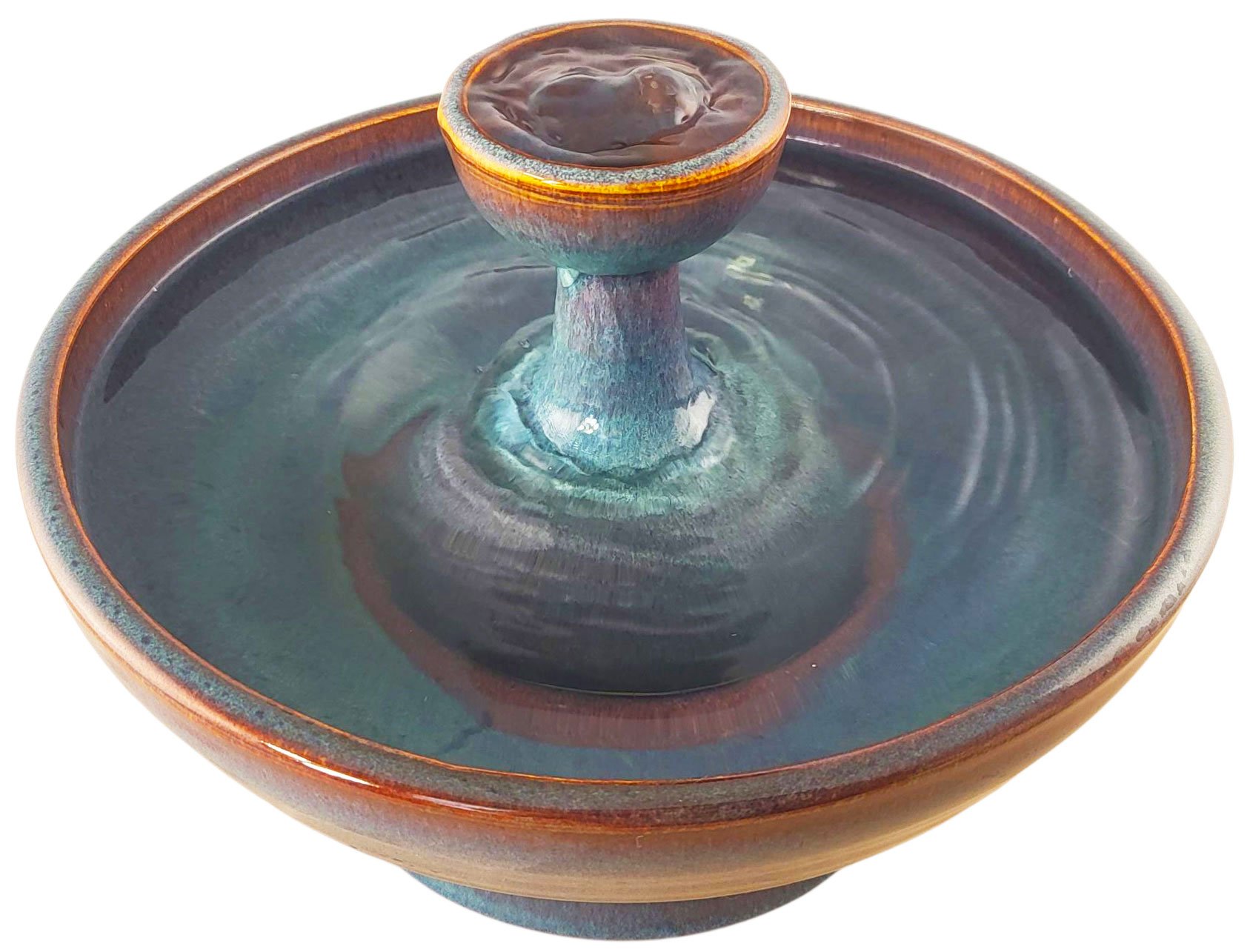 Blue Mahogany Piazza Enhanced Style Cat Fountain (13 Cup)