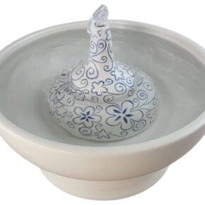 Floral Geyser  Enhanced Style Cat Water Fountain  (10 Cup)