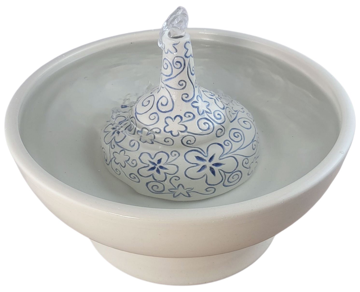 Floral Geyser  Enhanced Style Cat Water Fountain  (10 Cup)