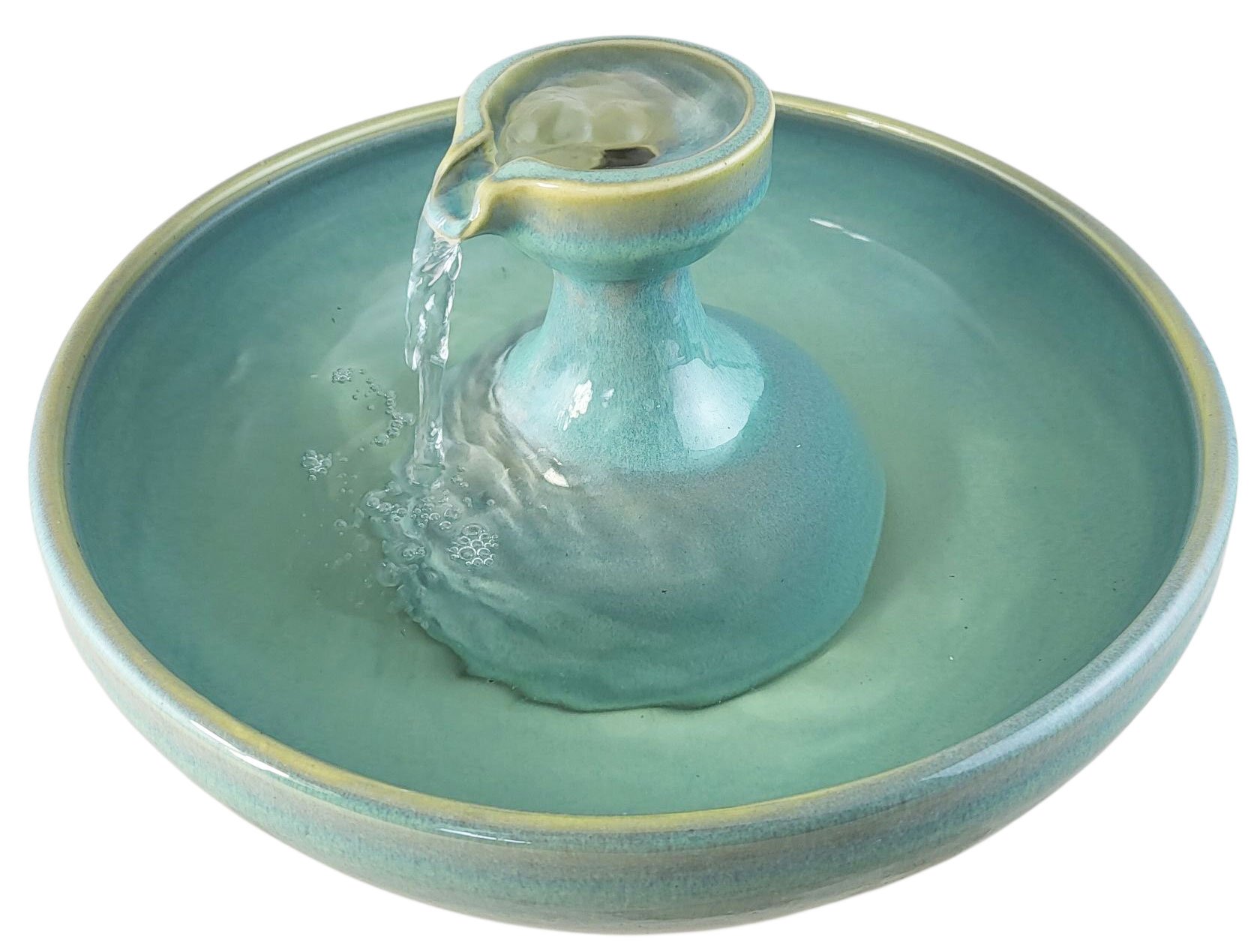 Caribbean Piazza Enhanced Style Cat Drinking Fountain (11 Cup)