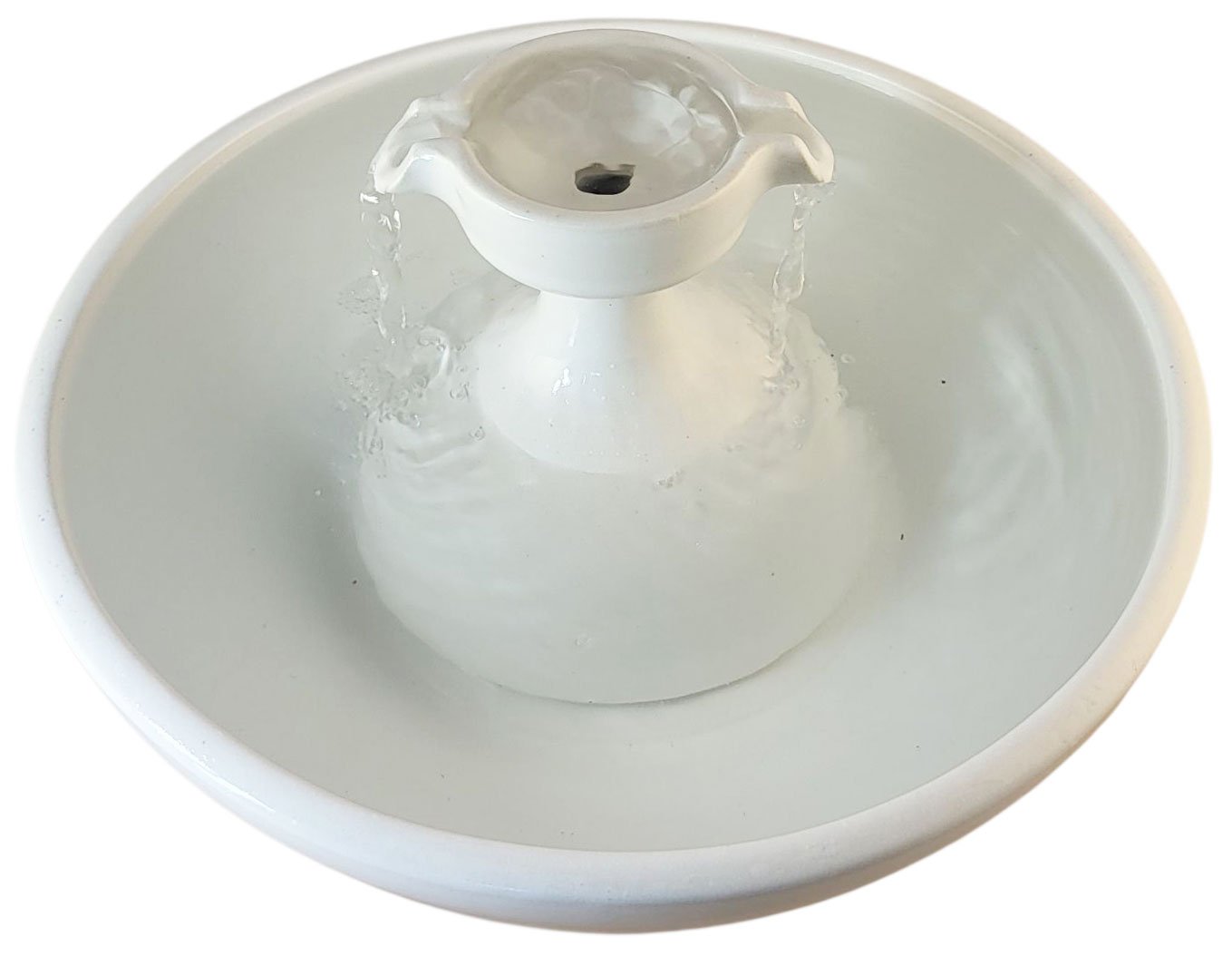 Piazza Bianca Enhanced Style Cat Drinking Fountain (11 Cup)