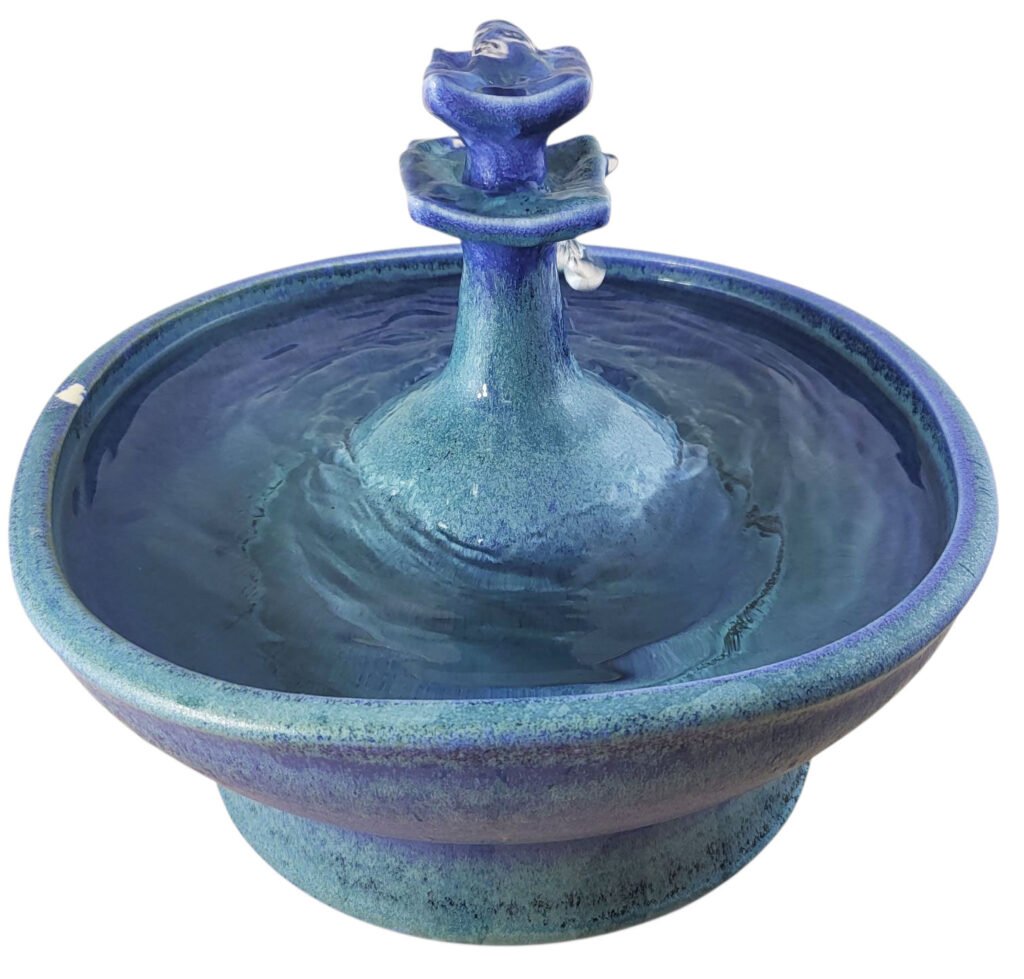 Blue Emerald Pagoda Enhanced Style Cat Fountain  (11 Cup)