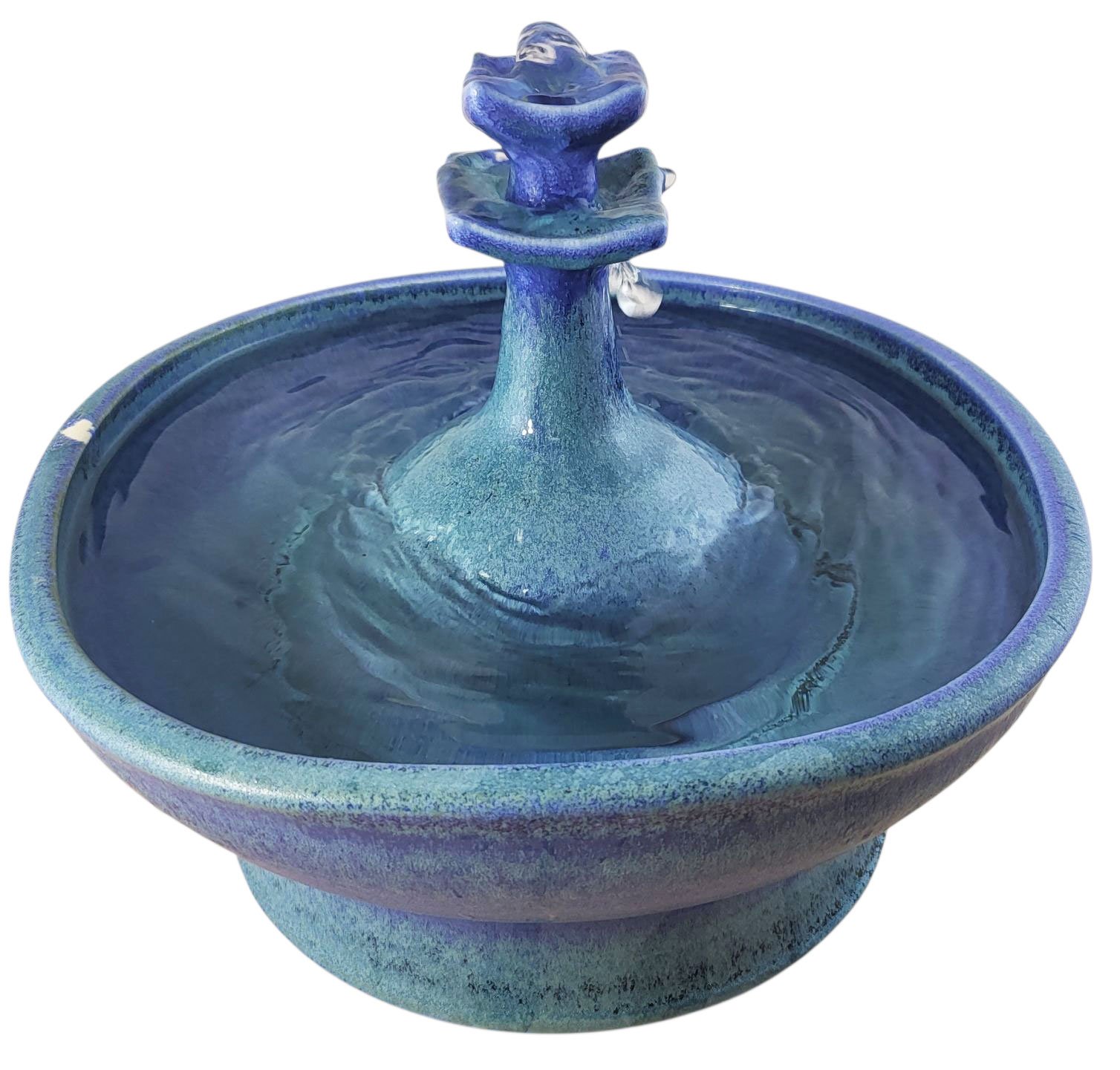 Blue Emerald Pagoda Enhanced Style Cat Fountain  (11 Cup)