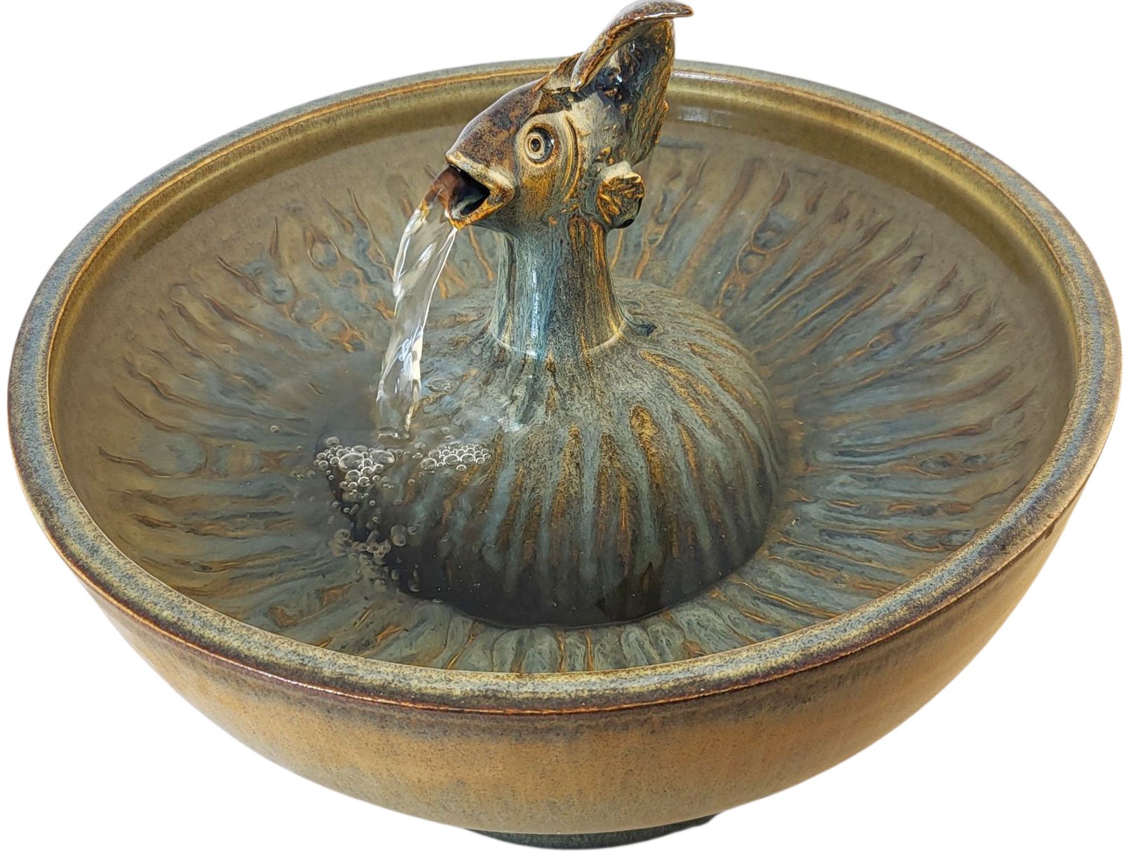 Flying Fish Enhanced Style Cat Drinking Fountain (15 Cup)