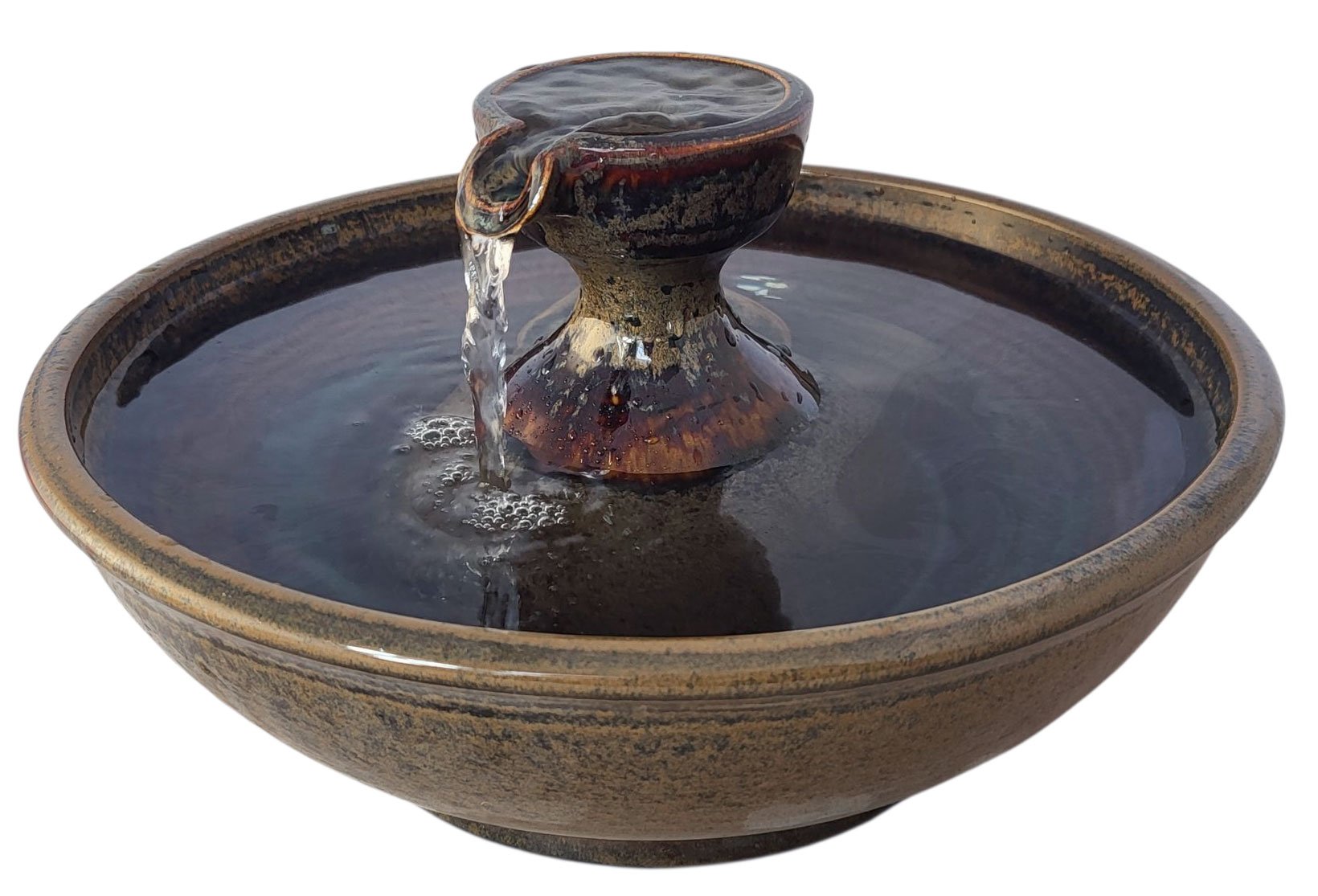 Mahogany Piazza  Original Style Ceramic Cat Water Fountain (9 Cup)