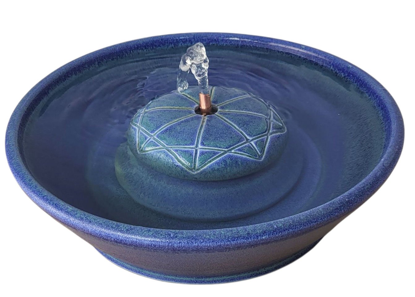 Blue Emerald Original Style Style  Cat Drinking Fountain (10 Cup)