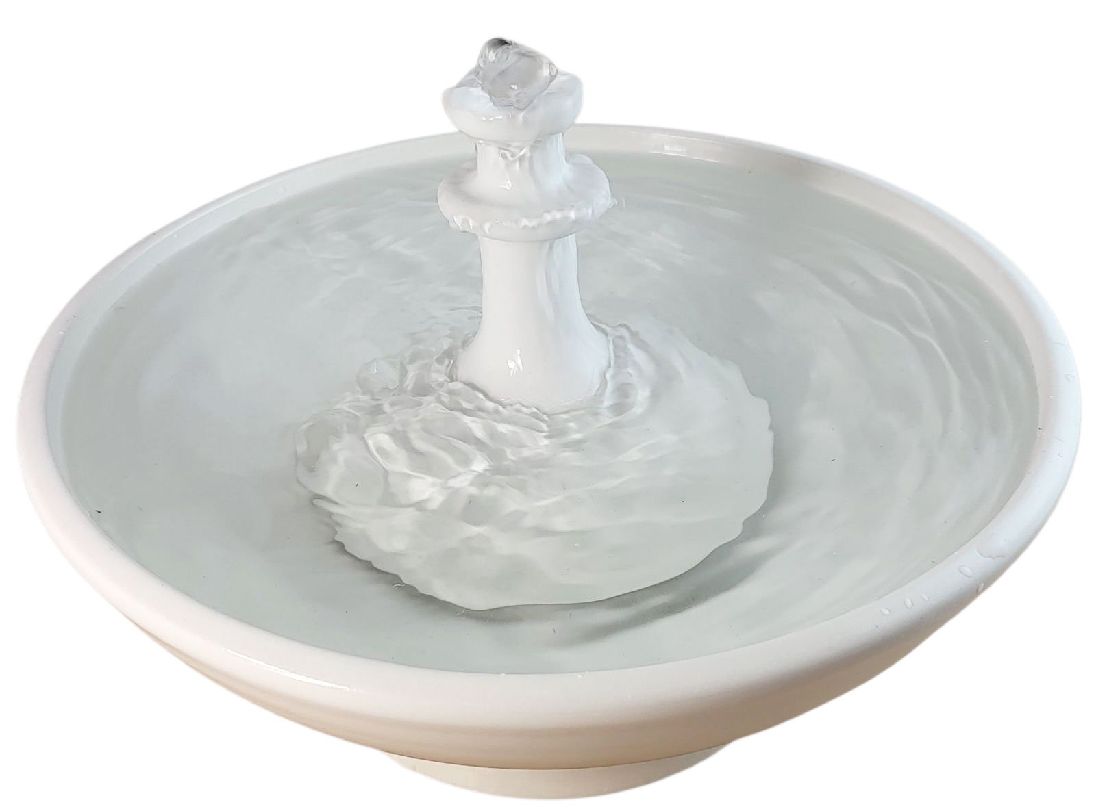 White Pagoda Enhanced Style Cat Fountain  (10 Cup)