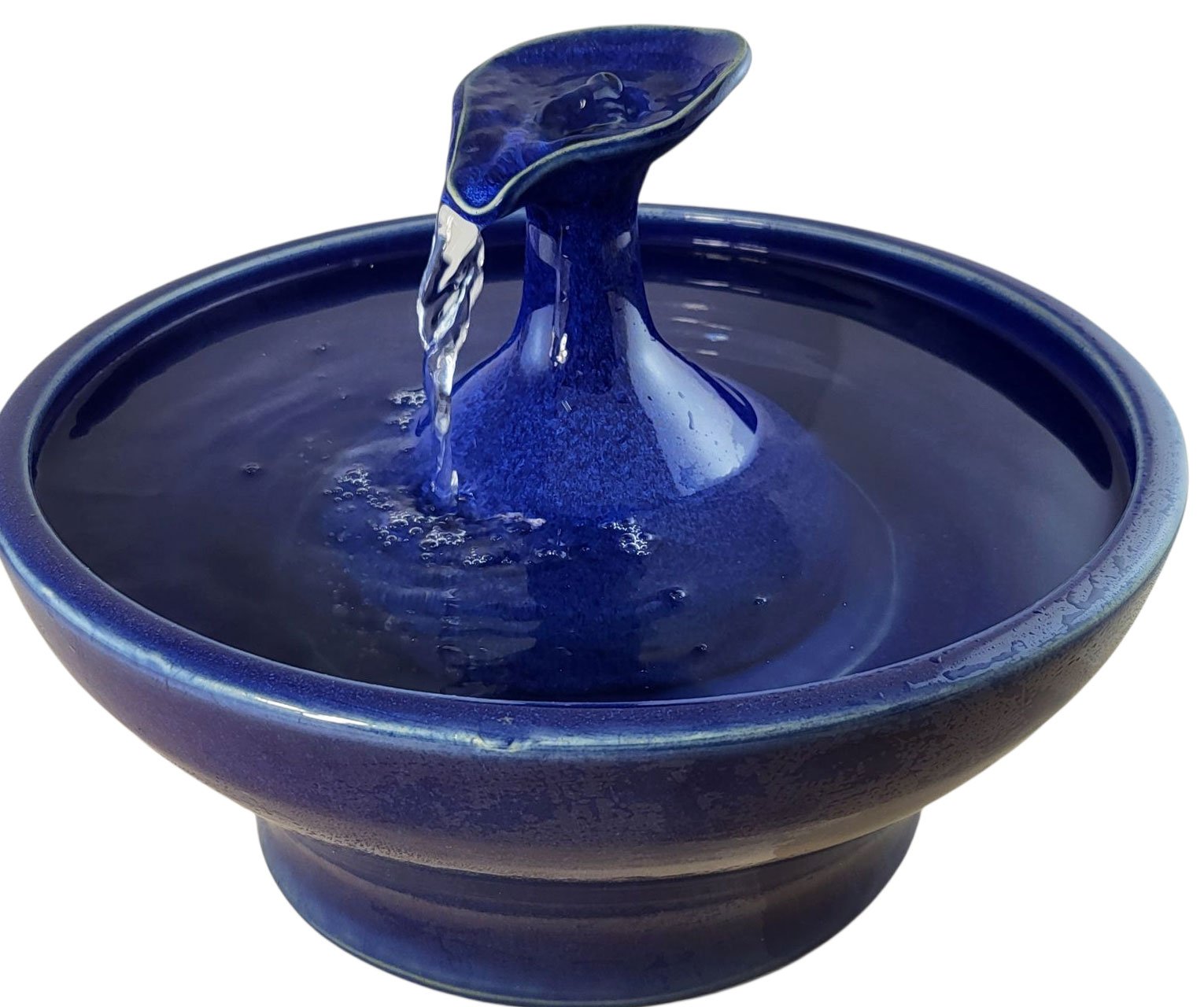 Blue Silk Enhanced Style Cat Drinking Fountain  (10 Cup)