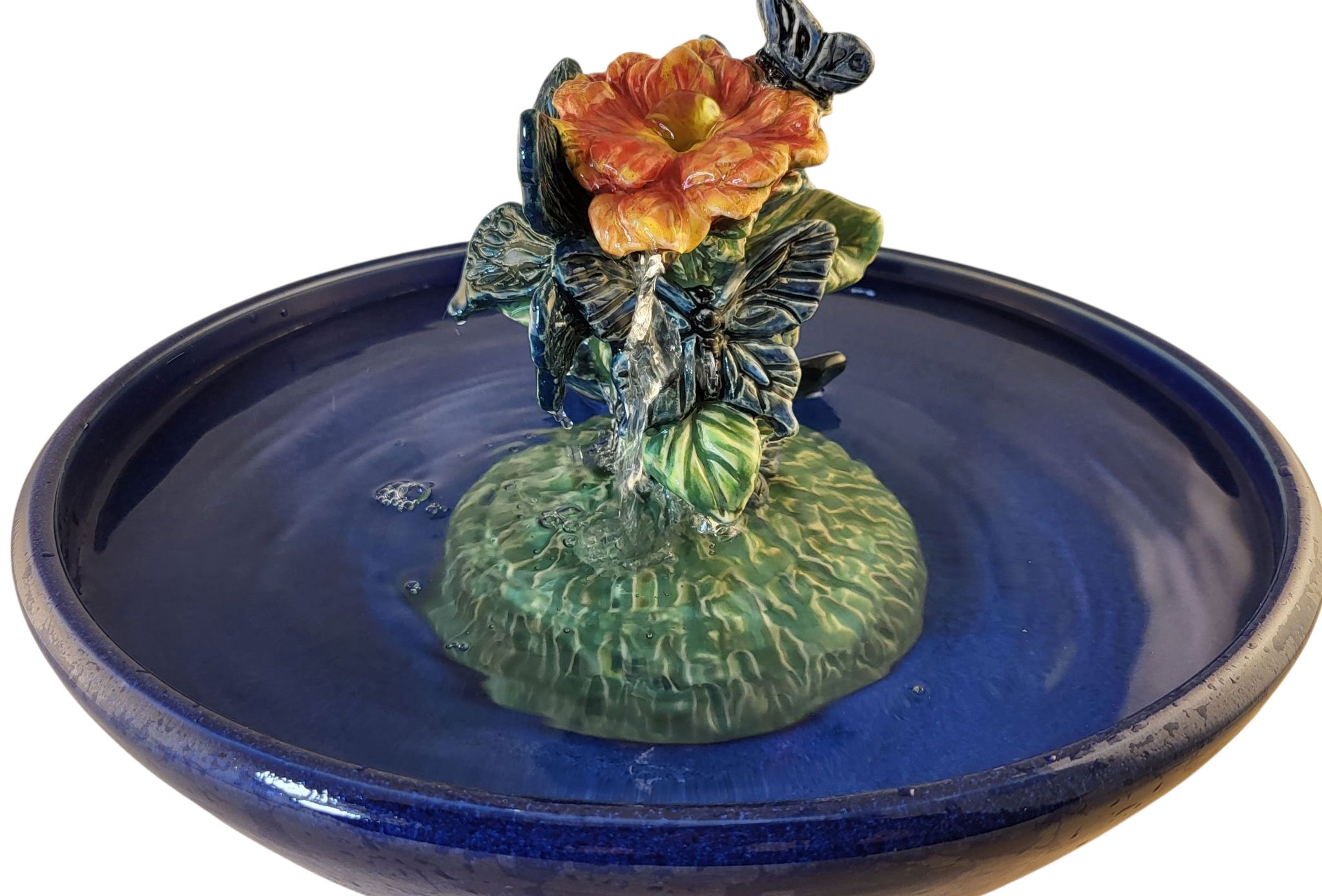 Butterflies Original Style Cat Drinking Fountain (12 Cup)