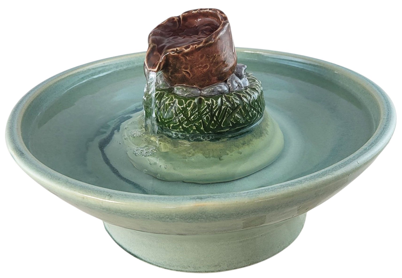 Cauldron Enhanced Style Cat Drinking Fountain (9 Cup)