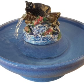 Salmon Run  Enhanced Style Cat Drinking Fountain (11 Cup)