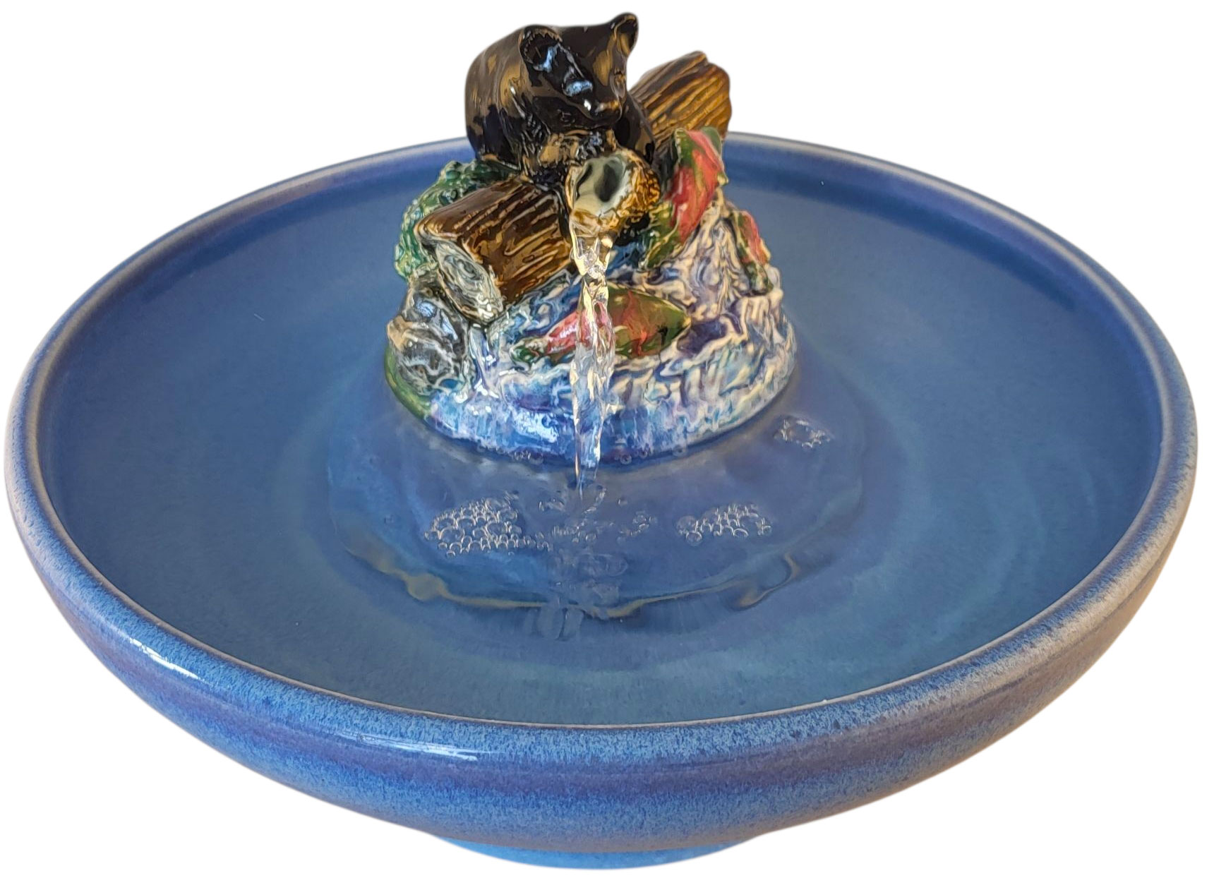 Black Bear  Enhanced Style Cat Drinking Fountain (11 Cup)