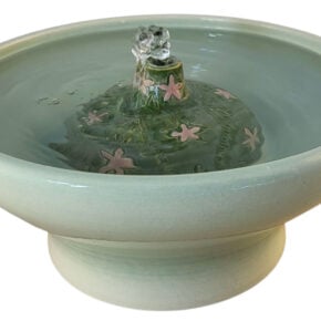Flower Geyser  Enhanced Style Cat Water Fountain  (10 Cup)