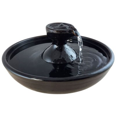 Ebony Piazza Original Style Cat Drinking Fountain (10 Cup)