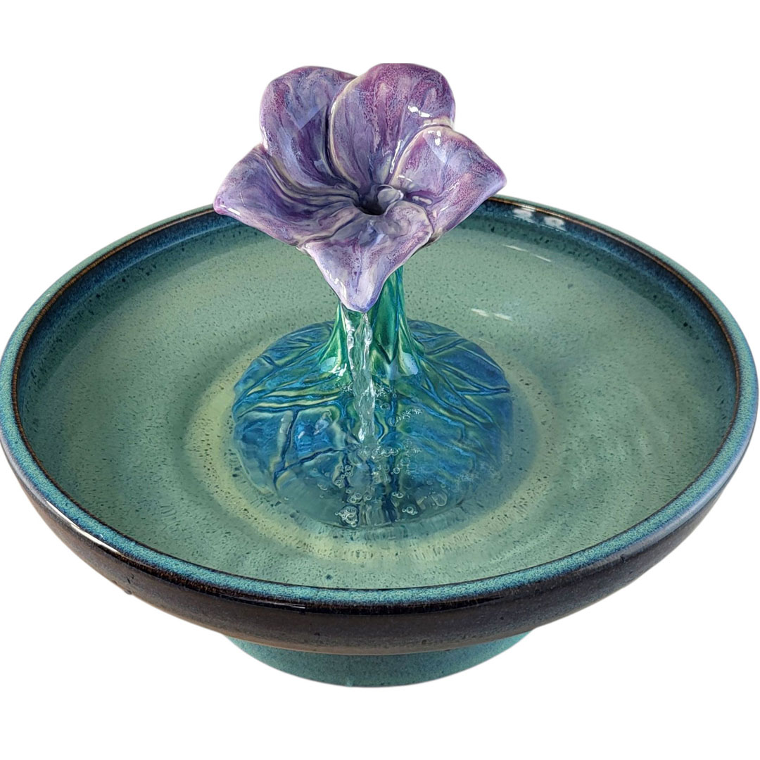 Clematis Enhanced Style Cat Drinking Fountain (13 Cup)