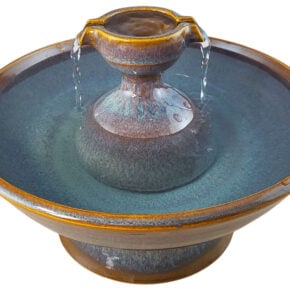 Desert Piazza  Enhanced Style Ceramic Cat Water Fountain (12 Cup)