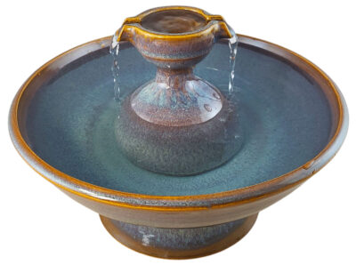 Desert Piazza  Enhanced Style Ceramic Cat Water Fountain (12 Cup)