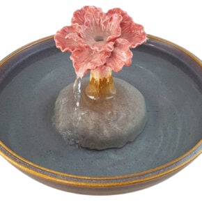 Hibiscus  Enhanced Style Cat Drinking Fountain (15 Cup)
