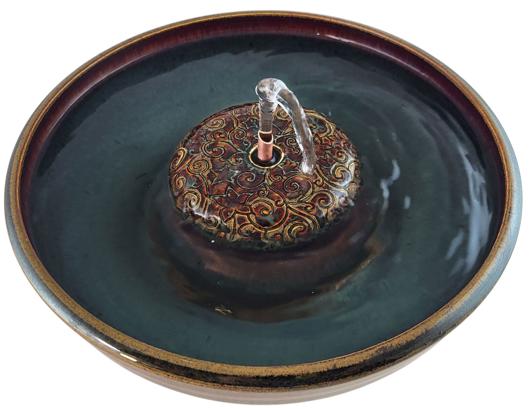 Star Swirl Enhanced Style Cat Drinking Fountain (11 Cup)