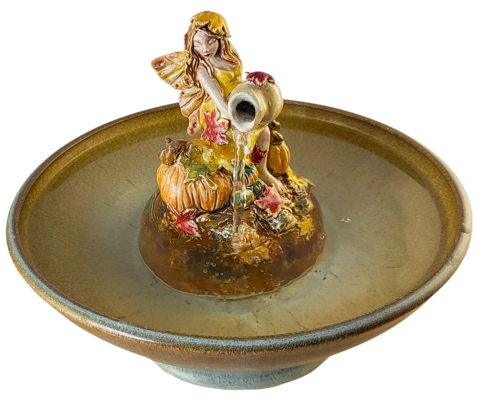 Harvest Fairy Enhanced Style Cat Drinking Fountain (10 Cup)