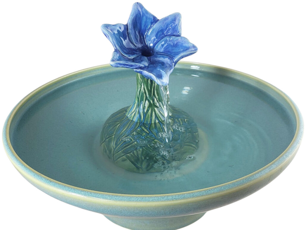 stainless steel cat fountain