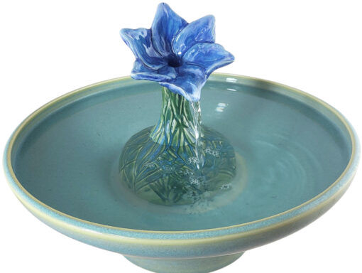 stainless steel cat fountain