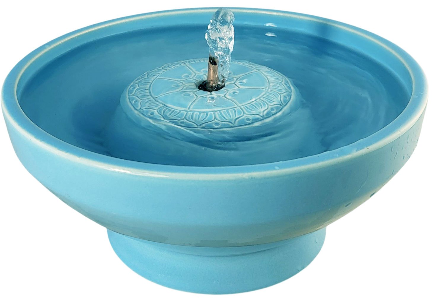 Mandala Enhanced Style Cat Drinking Fountain (10 Cup)