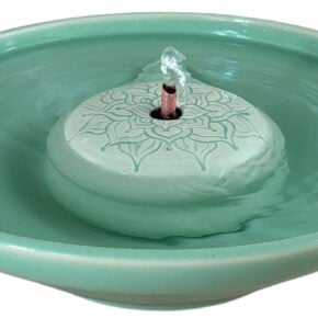 Mandala Original Style Ceramic Cat Drinking Fountain (9 Cup)