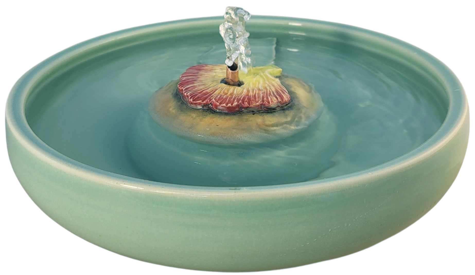 Ginkgo Leaf Original Style  Cat Drinking Fountain (11 Cup)