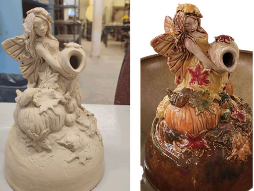 ceramic indoor fountain