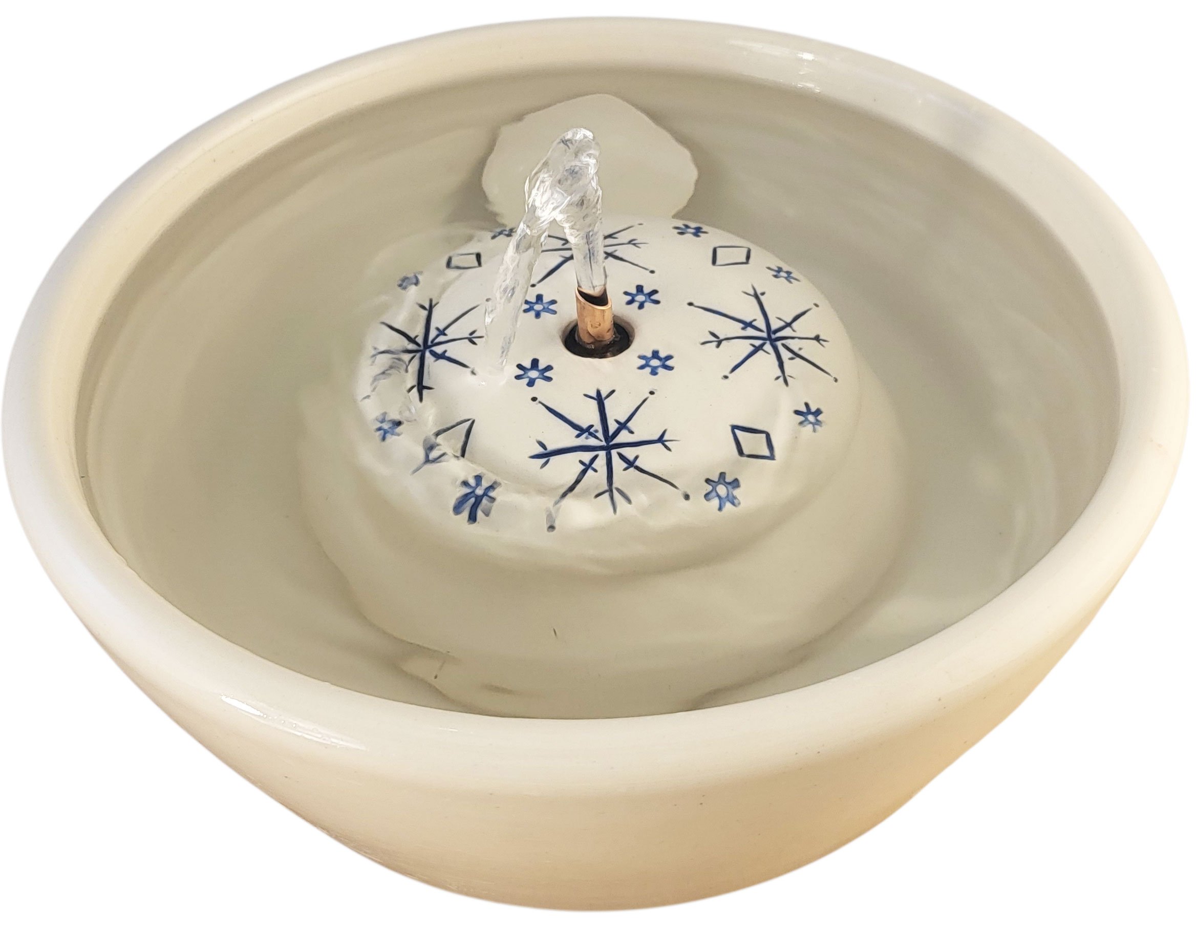 Snowflake Original Style  Cat Water Fountain (11 Cup)