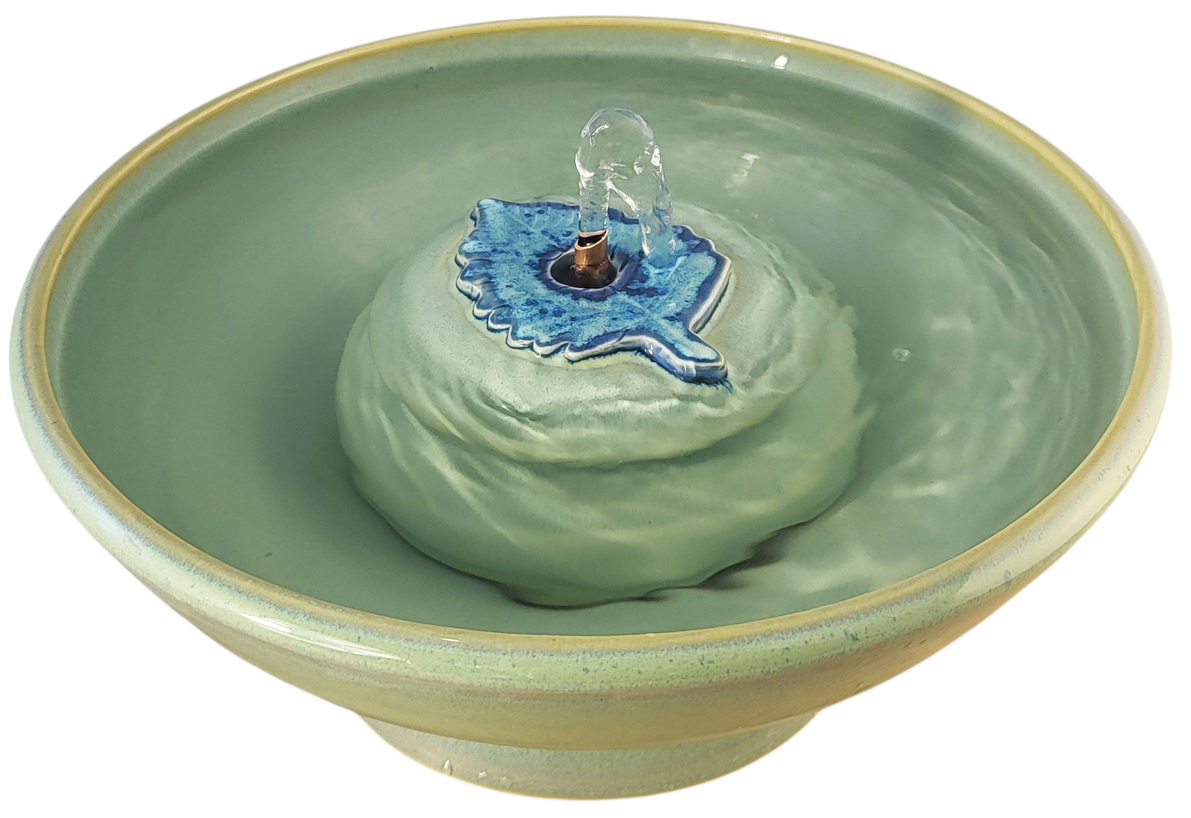 Blue Leaf Enhanced Style Cat Fountain (11 Cup)