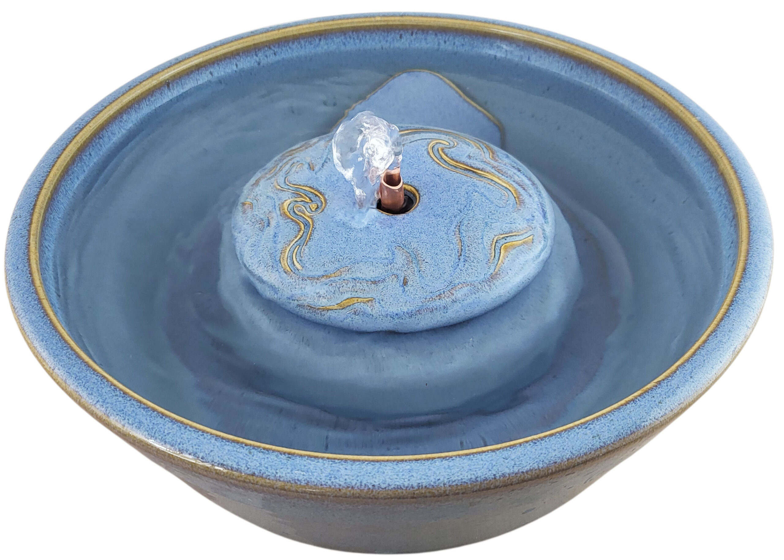 Wave Original Style Ceramic Cat Drinking Fountain (10 Cup)