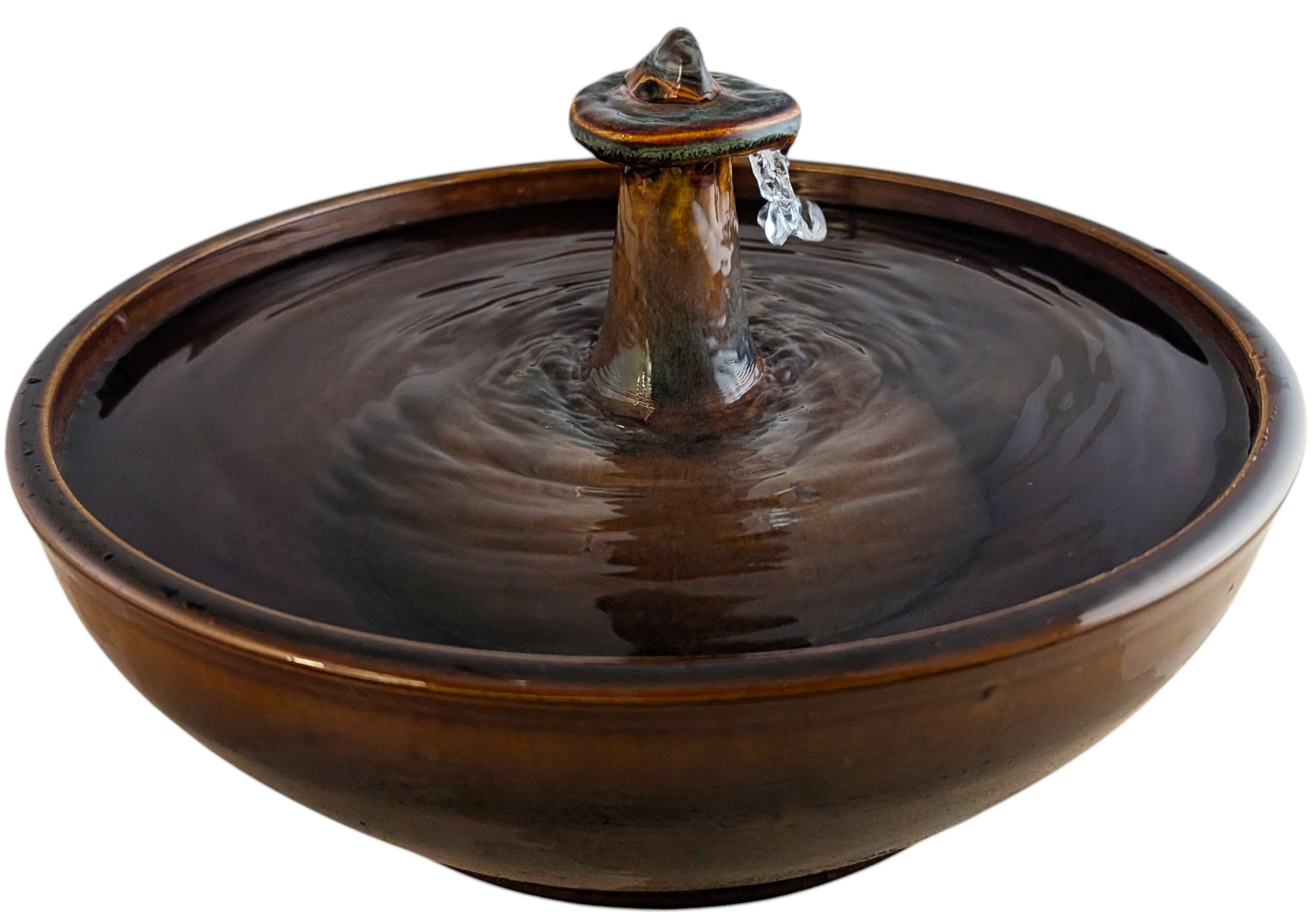 Mahogany Retrotable Original Style Cat Fountain  (10 Cup)