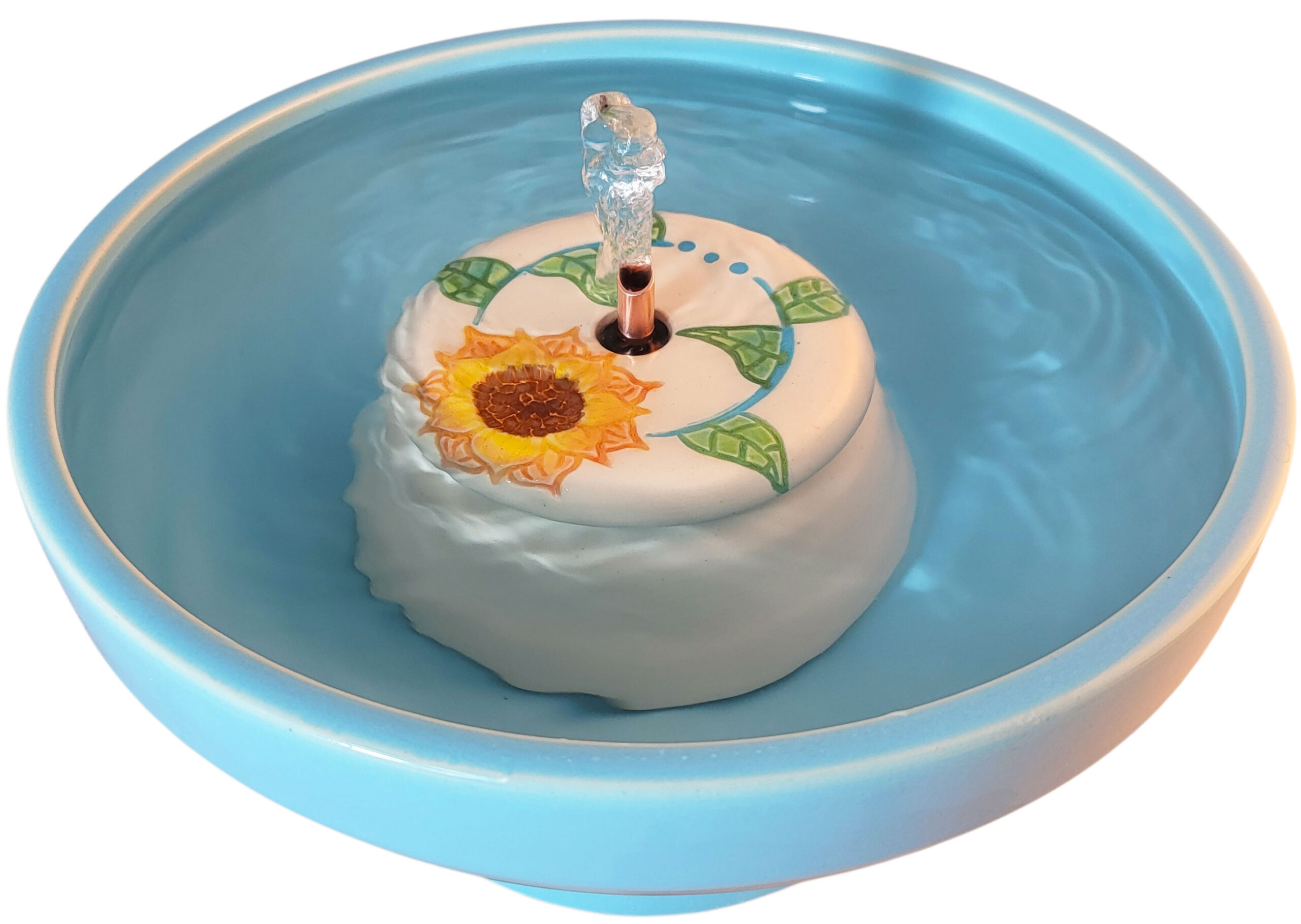 Sunflower Enhanced Style  Cat Water Fountain (11 Cup)