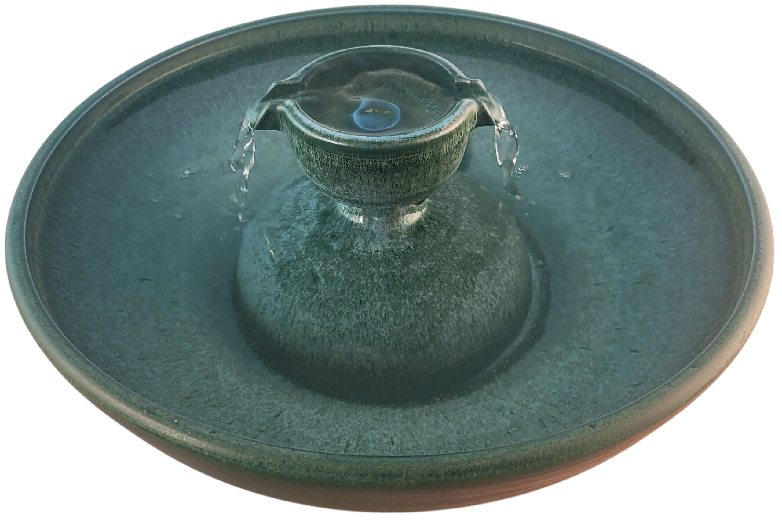Emerald Piazza Original Style Ceramic Cat Water Fountain (13 Cup)