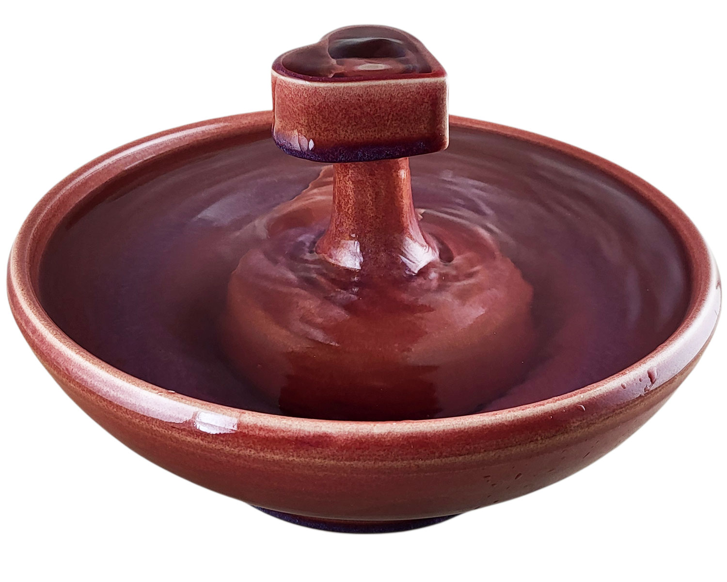 Heart Piazza Original Style  Ceramic Cat Fountain (10 Cup)