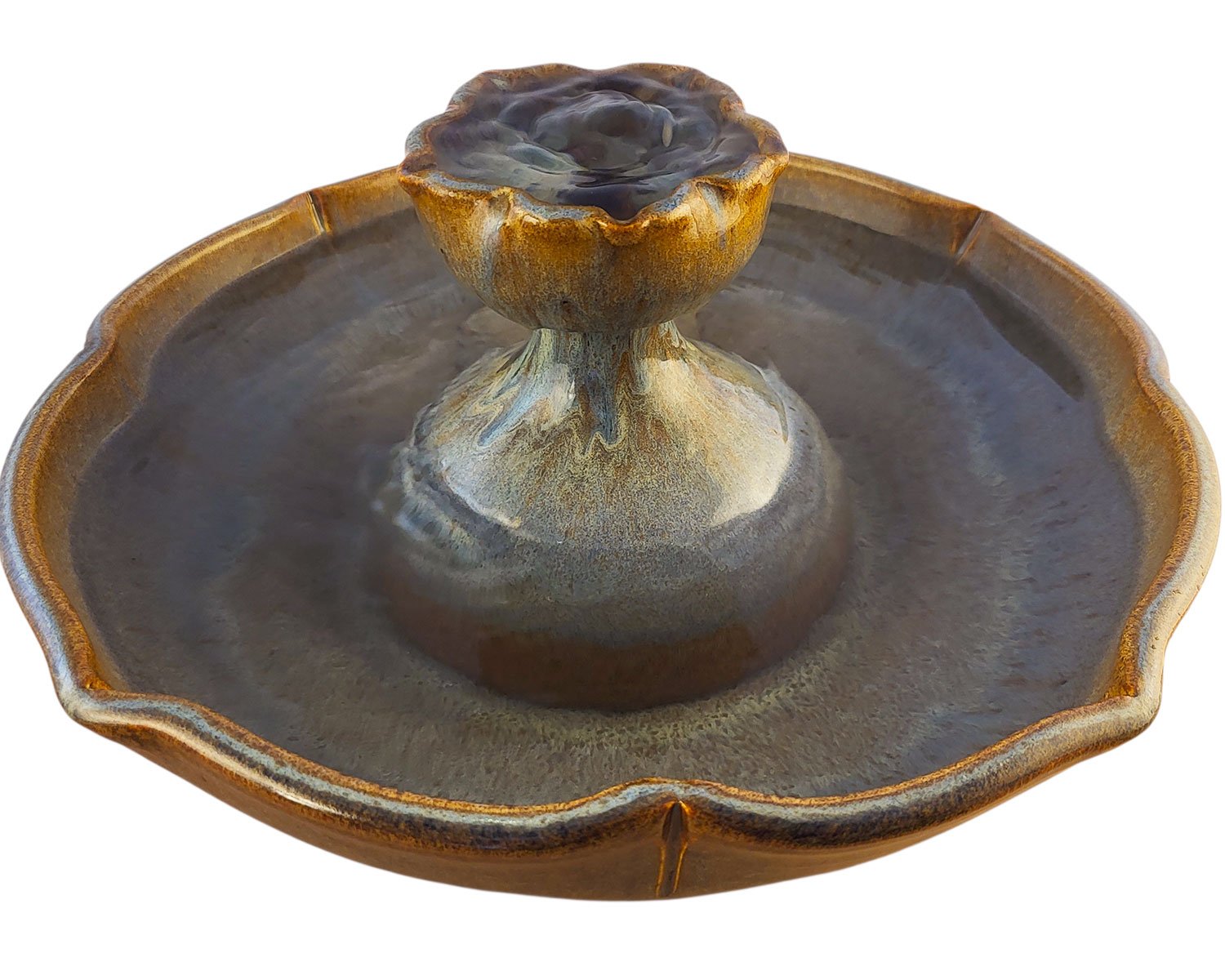 Piazza Arabesque  Original Style  Ceramic Cat Fountain   (10 Cup)