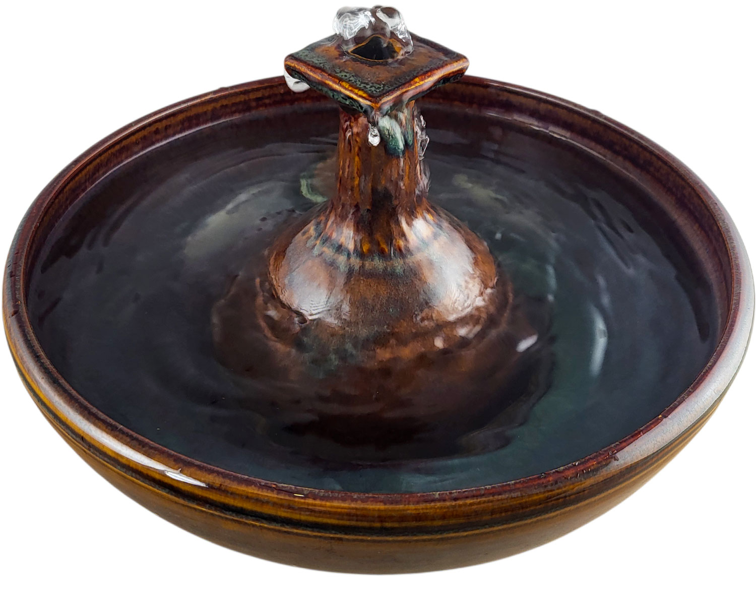 Mahogany Watertable Original Style Cat Fountain  (11 Cup)