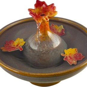 Turning Maple Enhanced Style Cat Drinking Fountain (10 Cup)